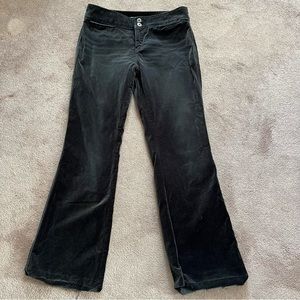 Vintage Express Jeans Stretch Double Button Mid-Rise Velvet Pants